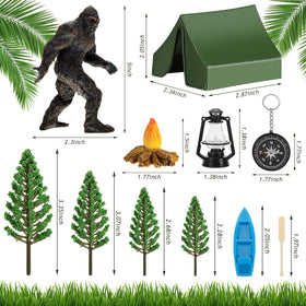 Woanger camping trees cake topper brings lush woodland scenery to cakes