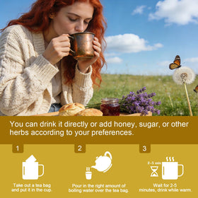 WOGORGT ingredients: dandelion leaves and root for natural flavor.