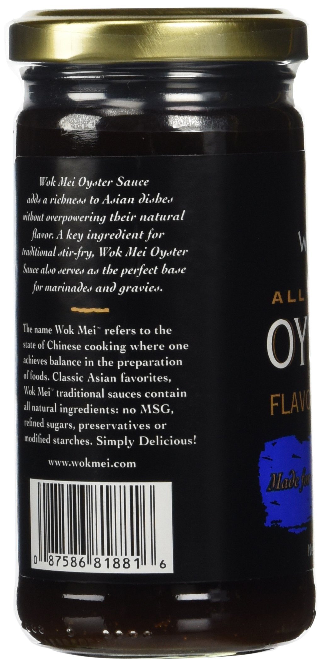 Wok Mei oyster sauce over sizzling wok elevates weeknight meals with authentic Asian taste.