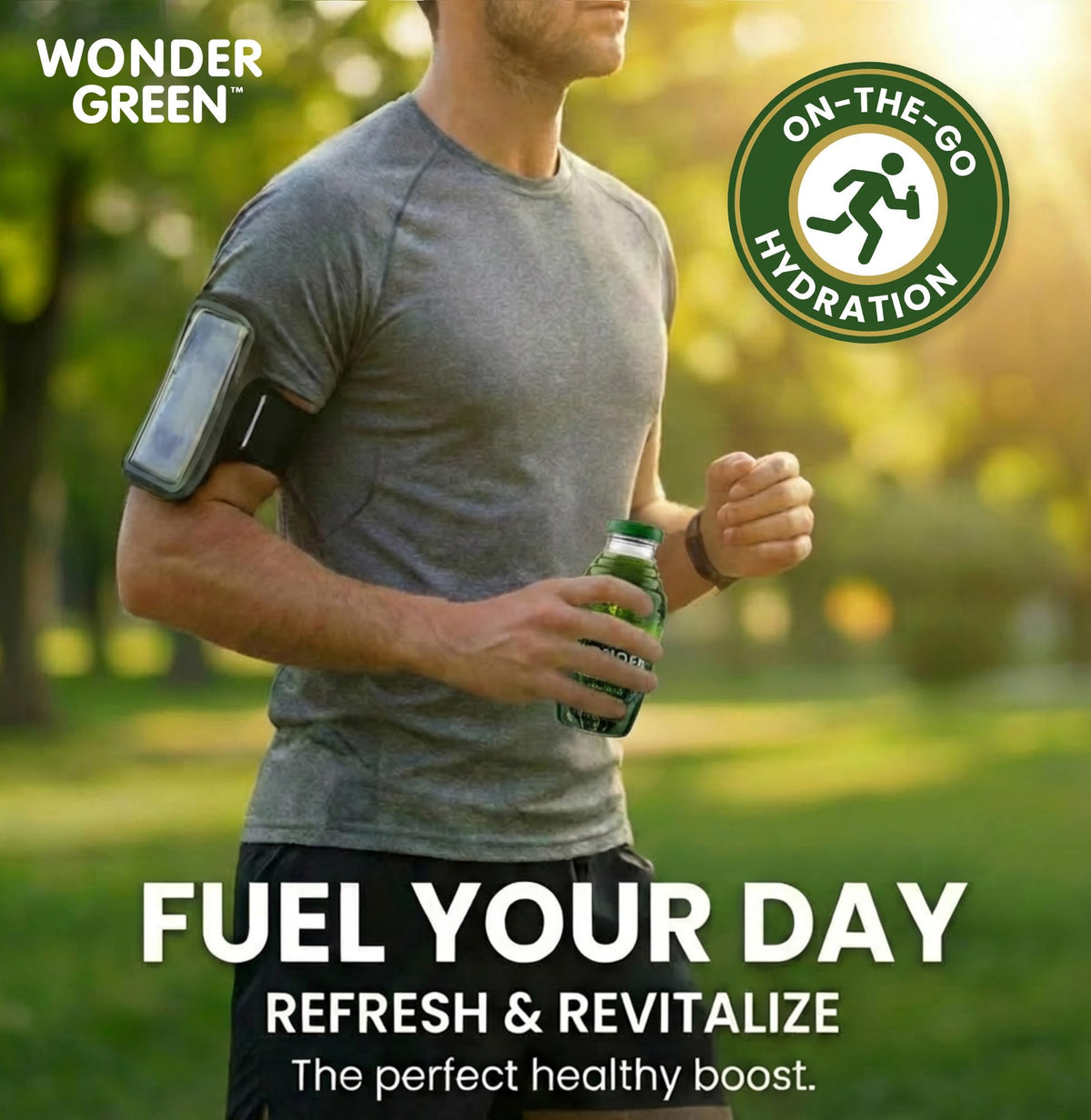 Wonder Green cucumber mint lemon shot conveys refreshing aroma and uplifting flavor.
