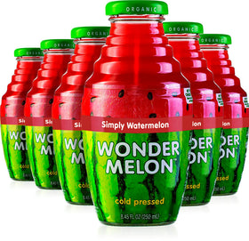 Wonder Melon Organic Watermelon Juice bottle, refreshing, rind-free flavor