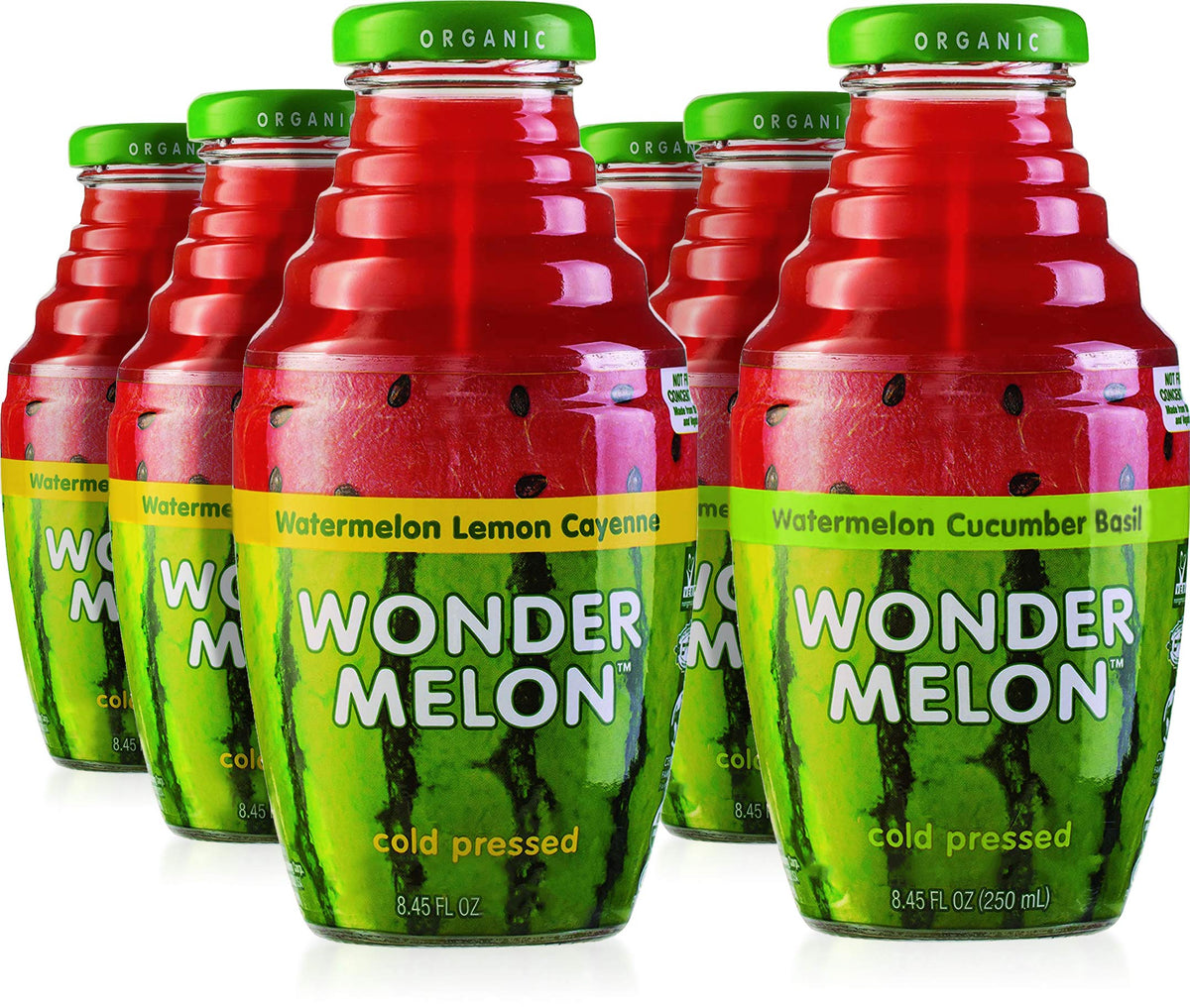 Wonder Melon Watermelon Basil Cucumber bottle for on-the-go hydration with natural flavor.