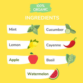 Wonder Melon Watermelon Basil Cucumber pour shot, emphasizing fresh, balanced notes and convenient serving.