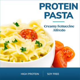 WonderSlim Protein Pasta ingredients close-up highlighting protein-rich option for cravings.
