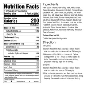 WonderSlim Protein Pasta serving size image illustrating portion control.
