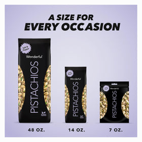 Wonderful Pistachios Kosher, Halal, Non-GMO symbols support diverse, mindful snacking choices.
