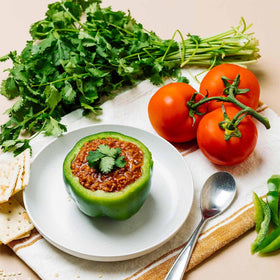 WonderSlim ready-to-eat entree shown in under 10 minutes prep.