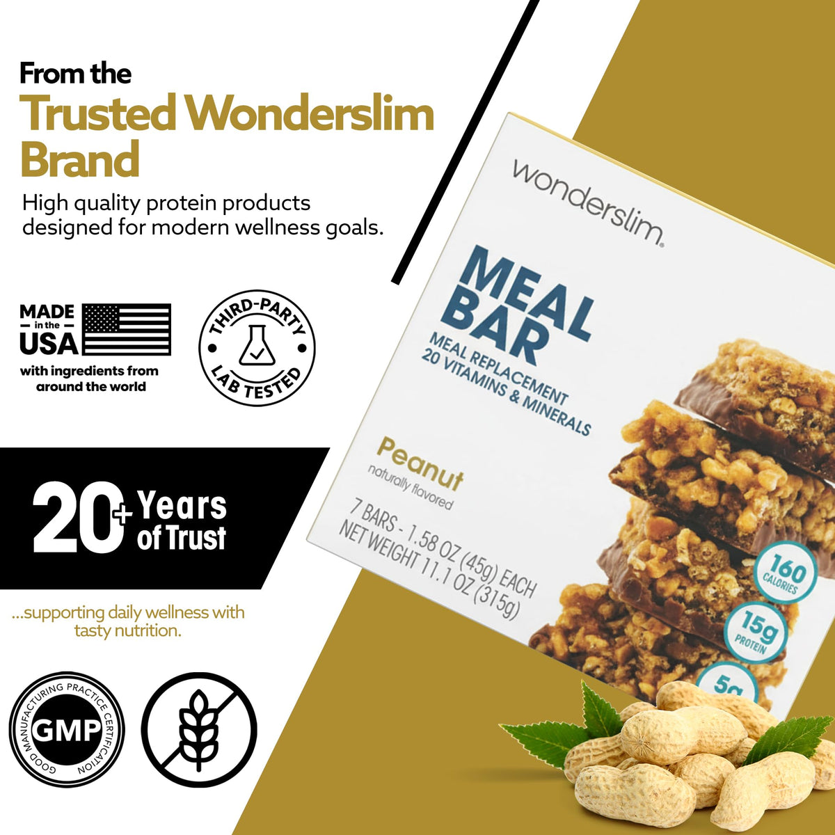 WonderSlim 20 vitamins and minerals label enhancing daily nutrient intake.