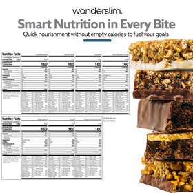 WonderSlim foil-pack reseal feature keeps bars fresh for later.