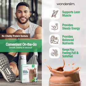 WonderSlim CocoMint Cream shake packet emphasizes convenient single-serve nutrition