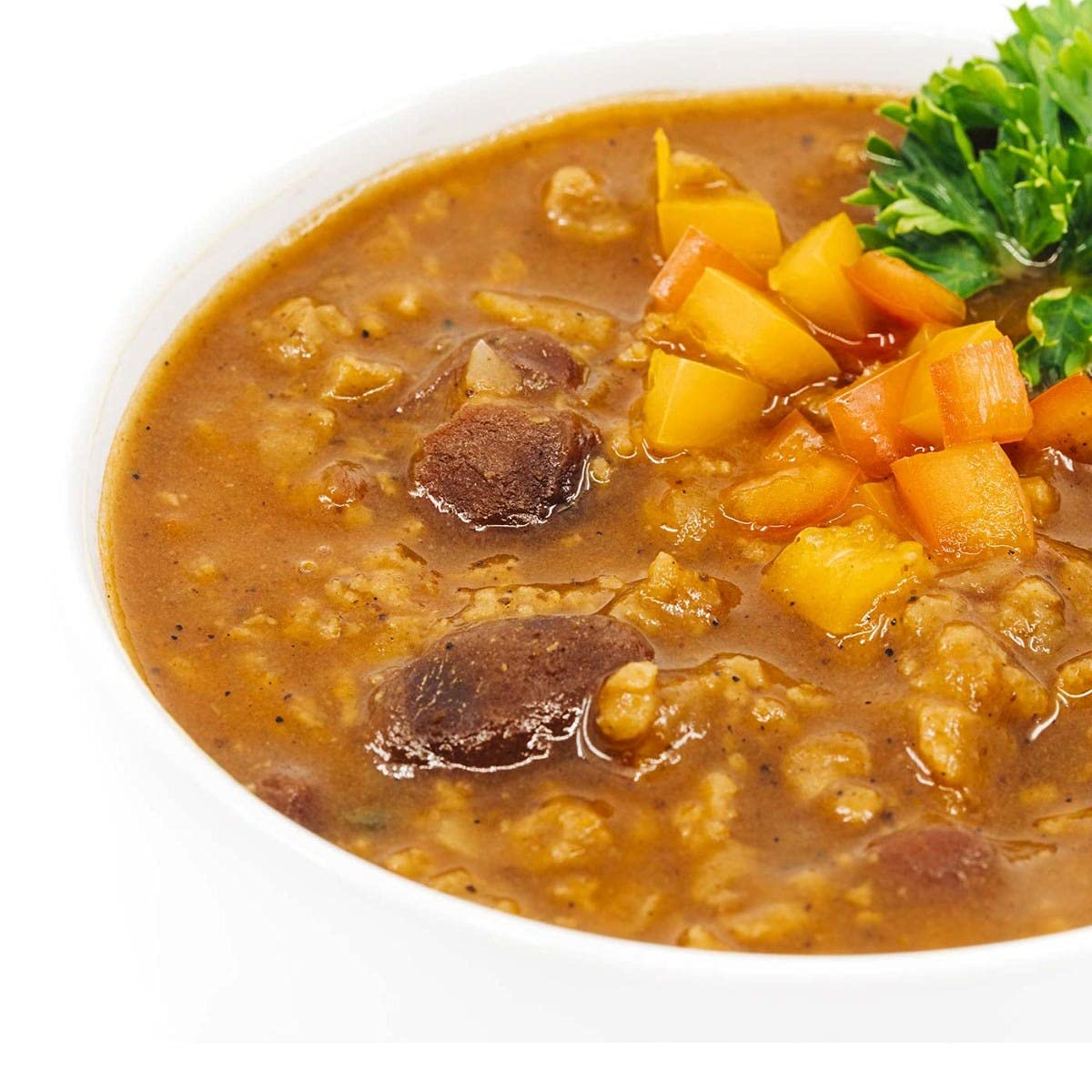 WonderSlim gluten-free zesty chili - vegetarian-friendly option.