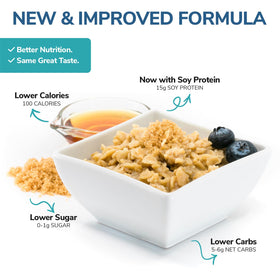 WonderSlim Instant Protein Oatmeal maple brown sugar serving cup ready for a protein-packed meal