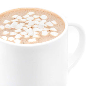 Pour-ready WonderSlim low-sugar hot chocolate serving setup