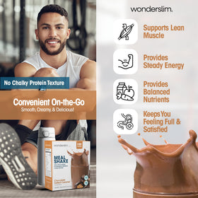 WonderSlim single serve packet offers convenient meal solution.