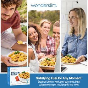 WonderSlim nutrition facts emphasize 12g protein and 3g fiber.