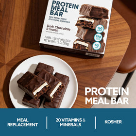 WonderSlim nutrition facts label displays 15g protein and 20 vitamins.