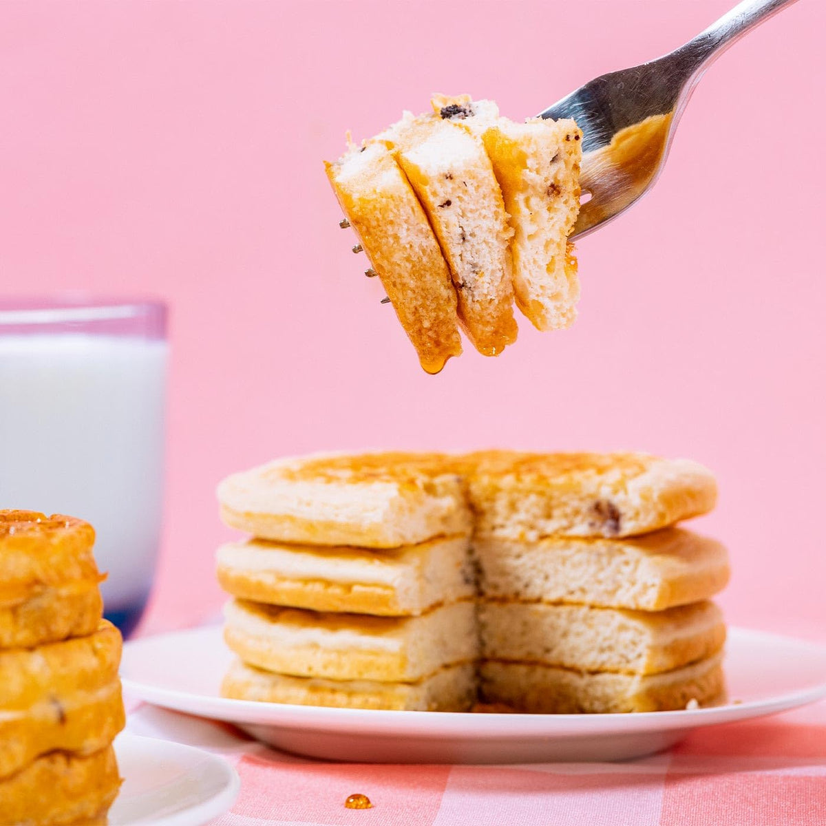 WonderSlim pancakes served with fresh fruit for versatile breakfast ideas