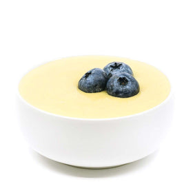 Chilled WonderSlim Protein Cake slice ready to enjoy.