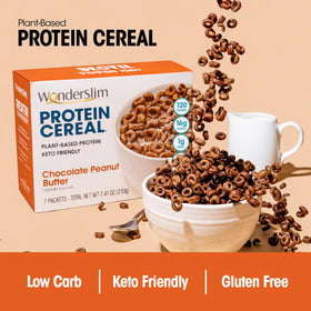 WonderSlim Protein Cereal gluten-free symbol indicating allergy-friendly breakfast