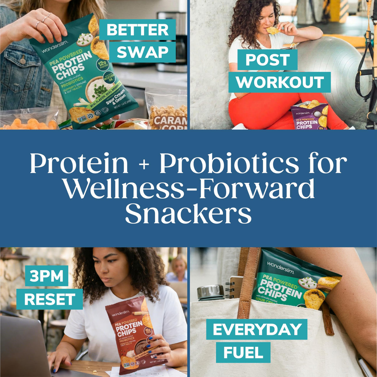 Wonderslim Protein Chips on-the-go pack for quick protein boost