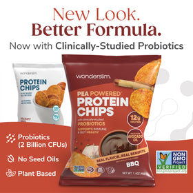 WonderSlim Protein Chips SNZ-1969 probiotic 2B CFU close-up