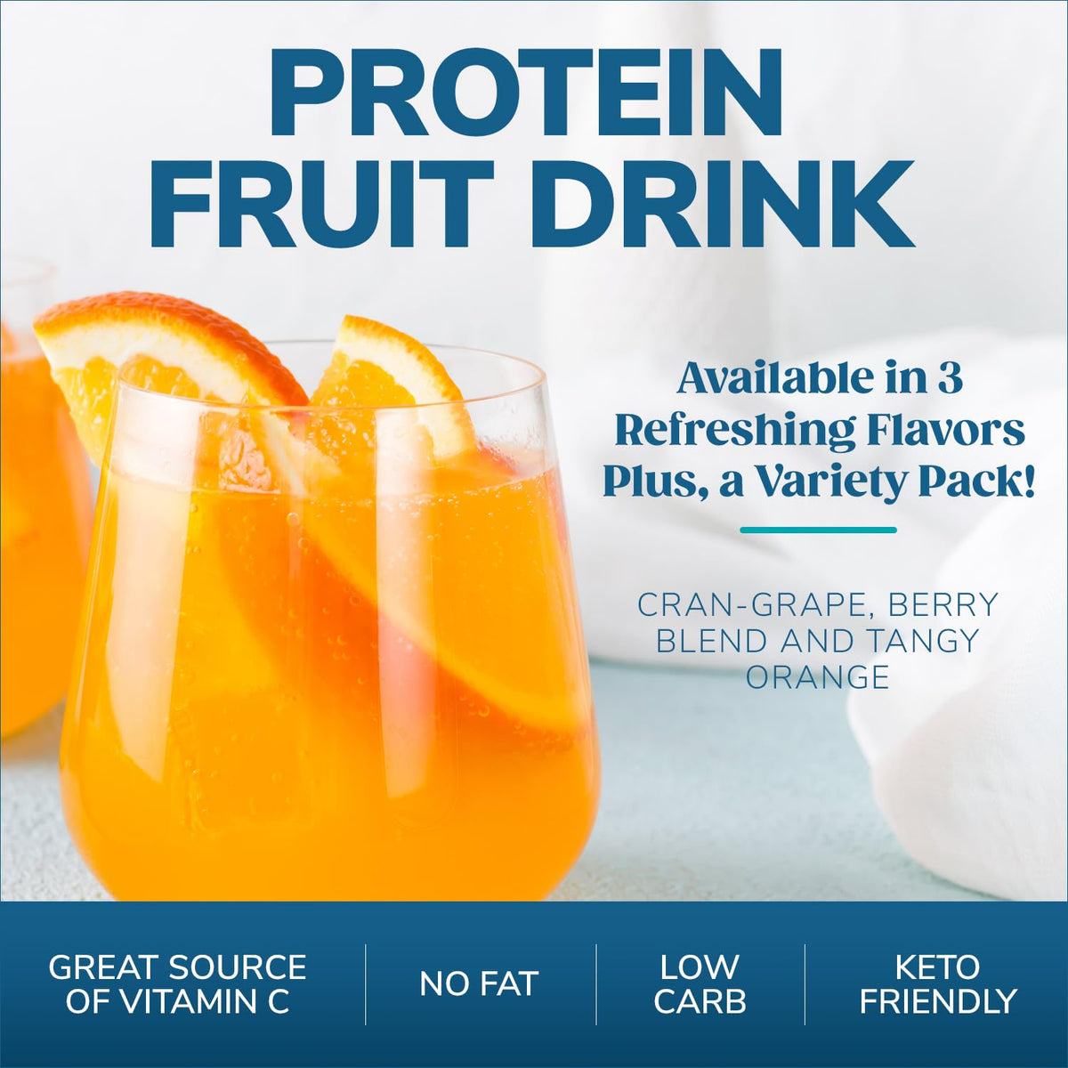 WonderSlim Berry Blend scoop highlights quick, protein-rich mix at home