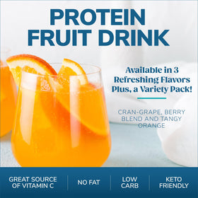 WonderSlim Berry Blend scoop highlights quick, protein-rich mix at home
