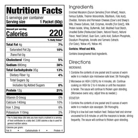 WonderSlim protein pasta macaroni and cheese in a ready-to-serve bowl