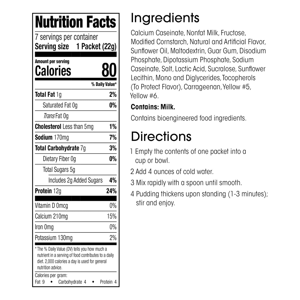 WonderSlim Protein Pudding Lemon front packaging to highlight gluten-free option.