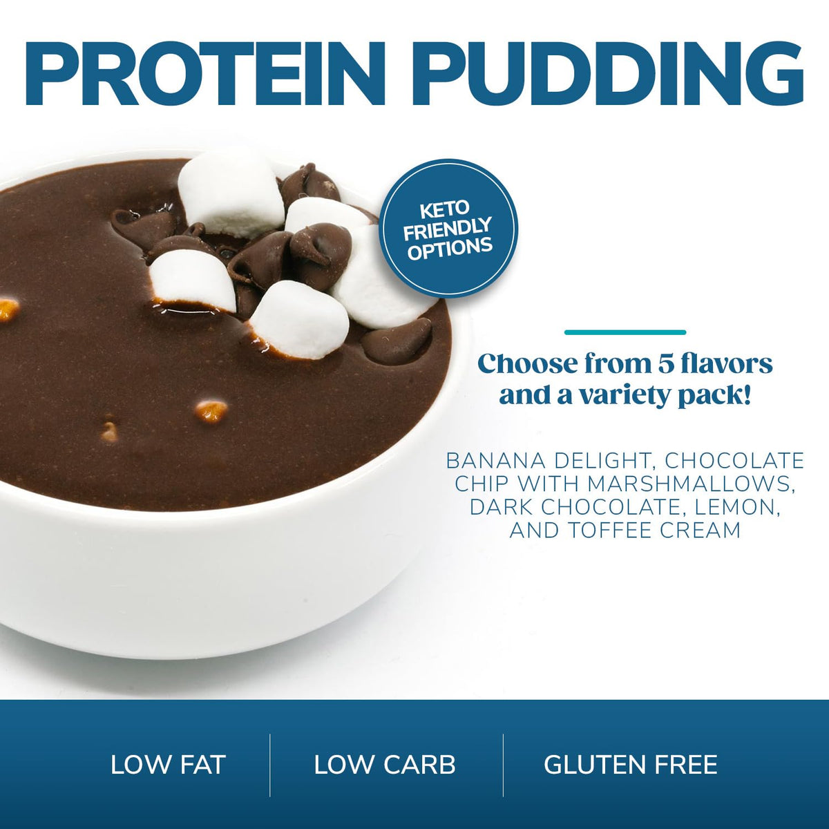 WonderSlim Protein Pudding texture close-up highlights creamy consistency.
