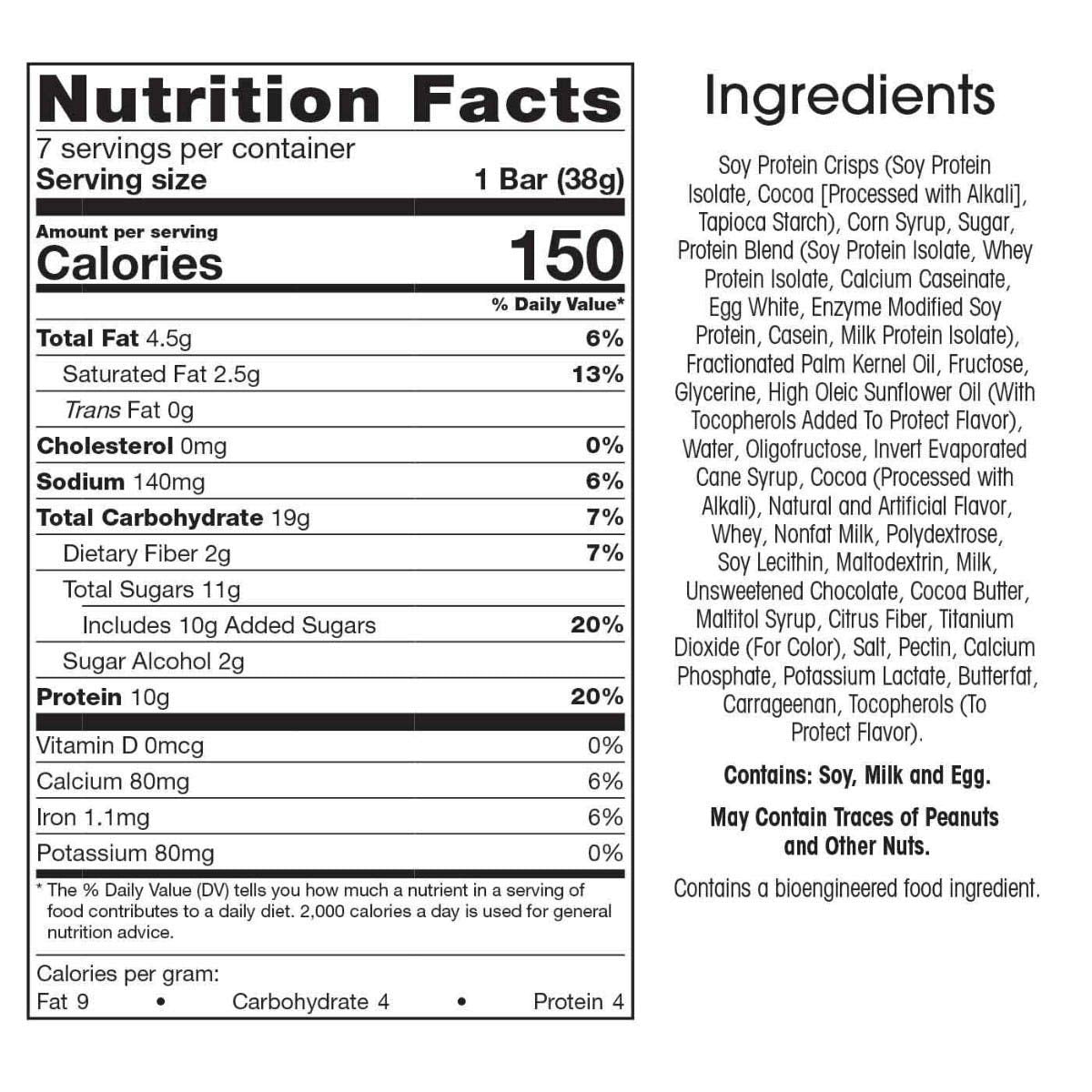 WonderSlim Marshmallow Brownie Crisp pack highlights a convenient, energy-boosting snack.