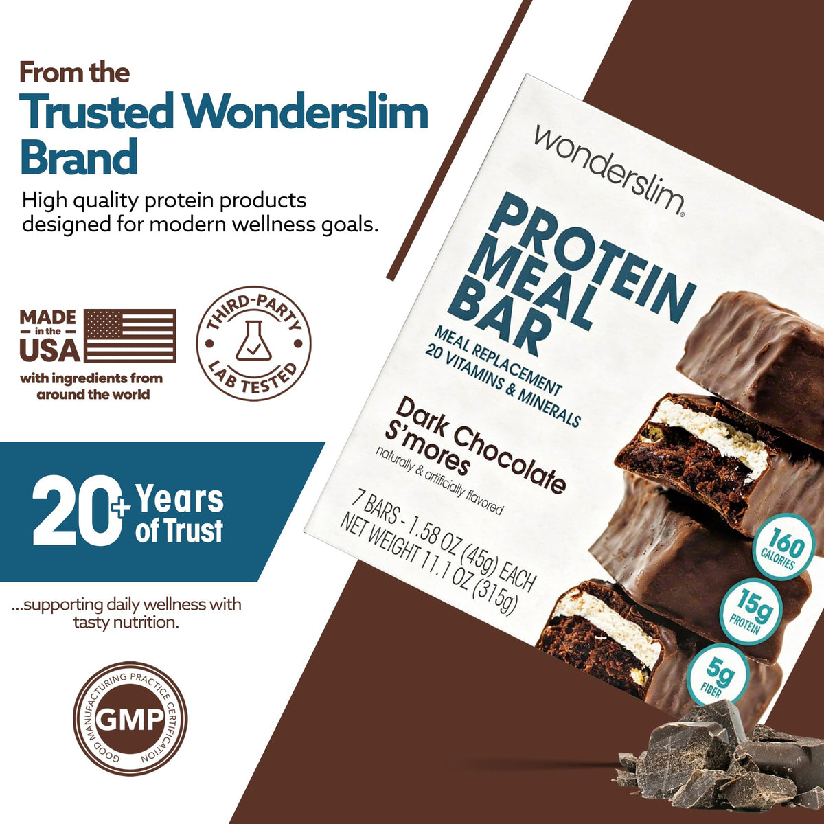 WonderSlim snack at desk offers convenient energy between tasks.