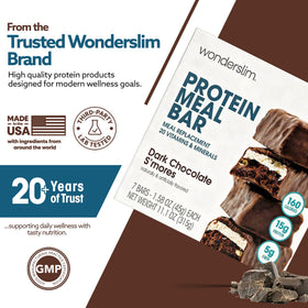 WonderSlim snack at desk offers convenient energy between tasks.