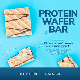 WonderSlim vanilla wafer bar packaging shows portable snack for travel.