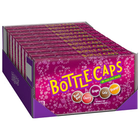 Wonka Bottle Caps fizzy tablet in box, ideal for sharing and nostalgia.