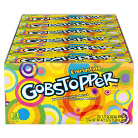 Wonka Everlasting Gobstopper whimsical WonkaVerse mood captured in candy display.