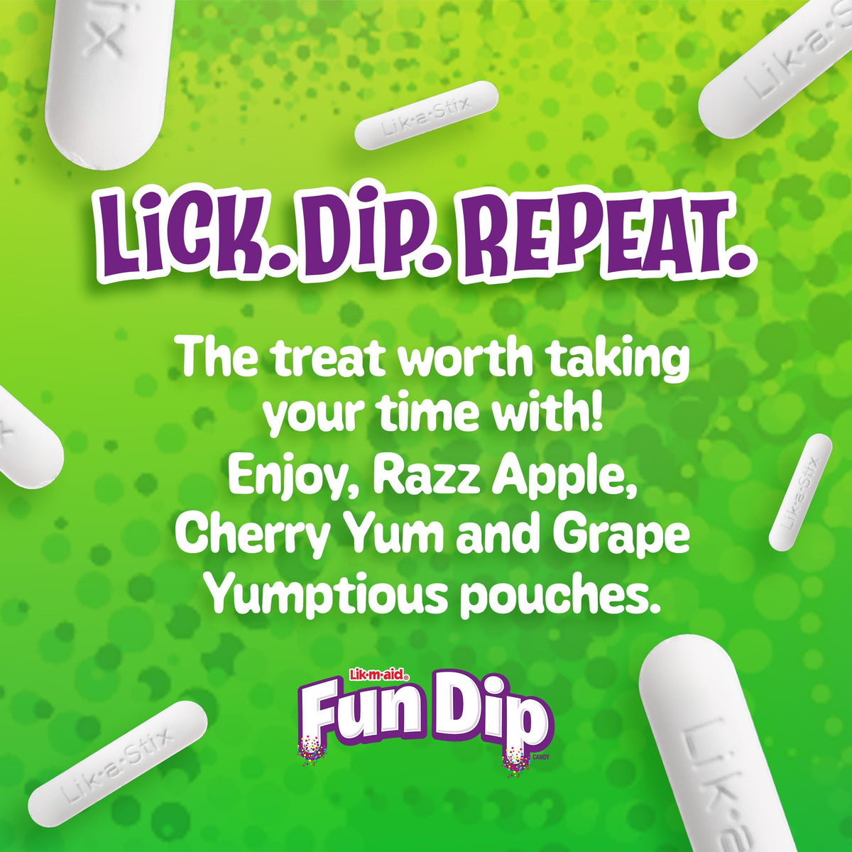 Wonka Fun Dip party-pack display ideal for gatherings and celebrations.