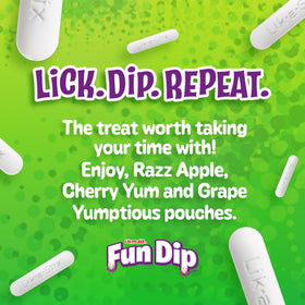Wonka Fun Dip party-pack display ideal for gatherings and celebrations.