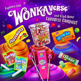 Sharing bag setup from Wonka Jujyfruits for gatherings
