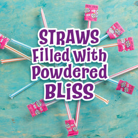 Wonka Pixy Stix Maui Punch straw delivering tropical tang anytime.