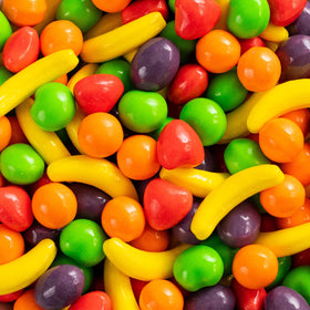 Wonka Runts miniature fruits in hand, perfect for sharing or solo cinema snacking.