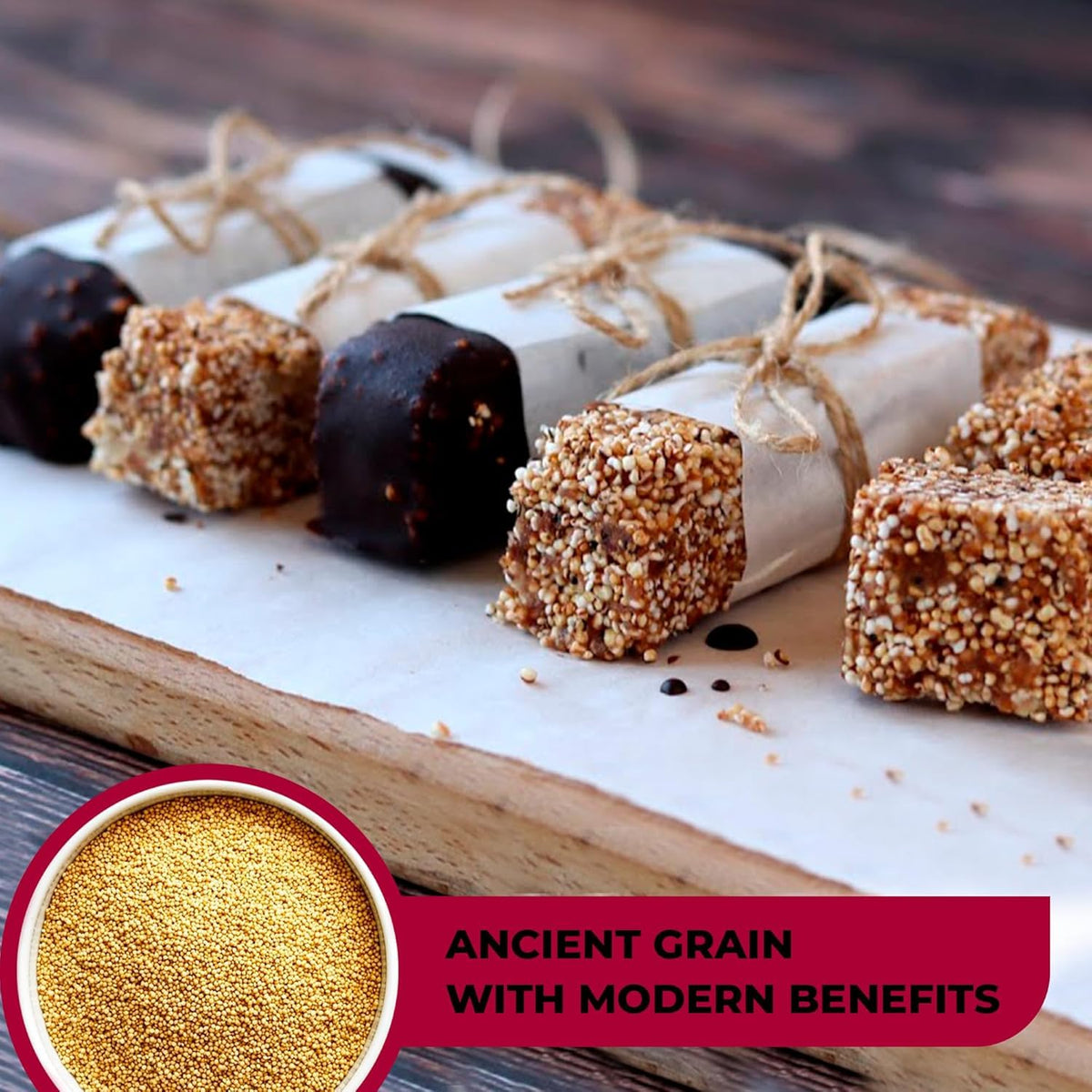 WOODCHA Amaranth flour for gluten-free baking and pastries
