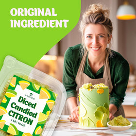 WOODCHA Italian candied citron packaging emphasizes authentic craftsmanship
