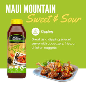 World Harbors Maui Sweet & Sour Sauce with shrimp and vegetables for a vibrant dish