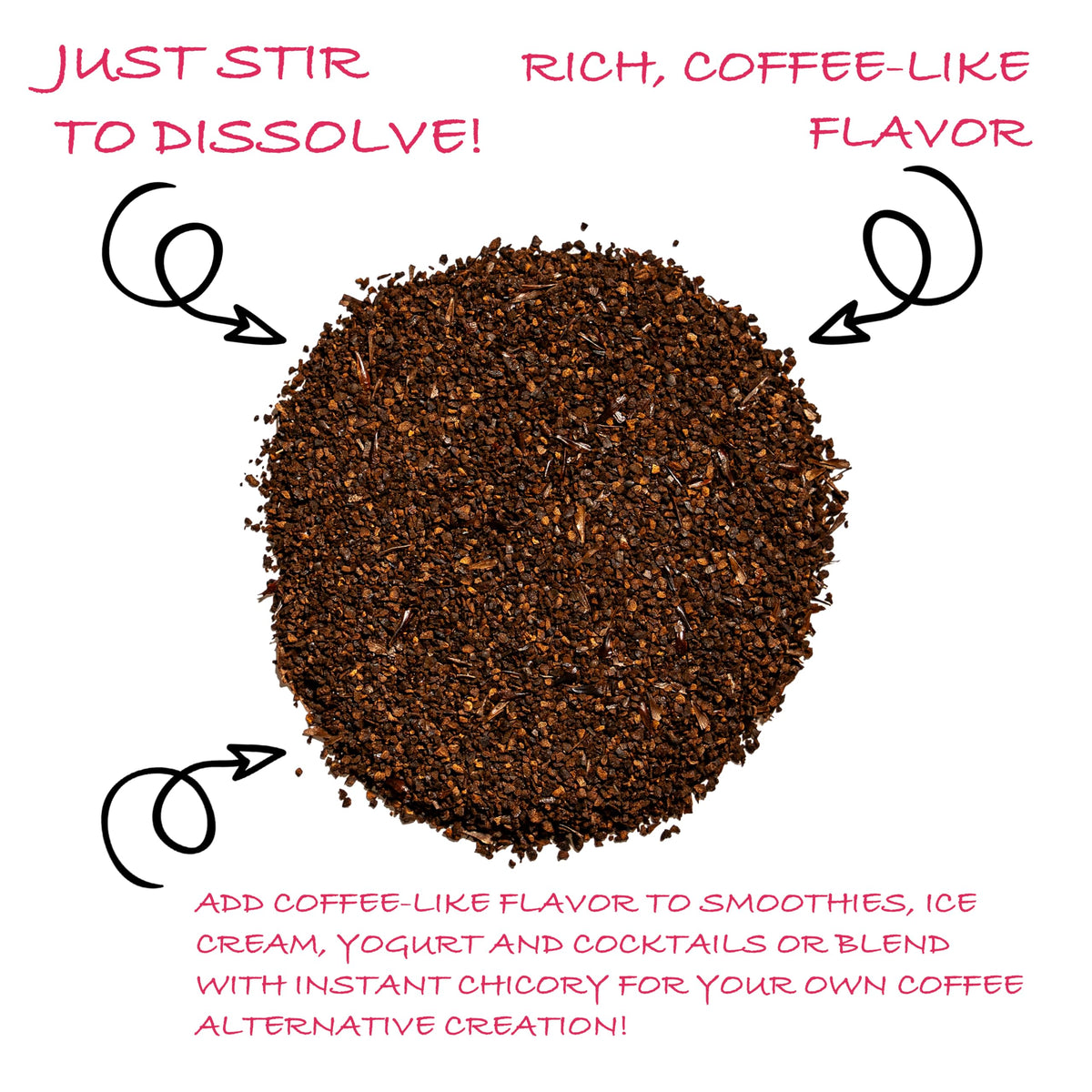 Worldwide Botanicals Barley Orzo roasted close-up with rich aroma.
