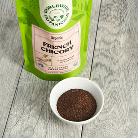 Worldwide Botanicals chicory root long shelf life for steady brewing