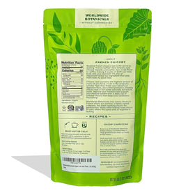 Worldwide Botanicals chicory root grounds for versatile brews