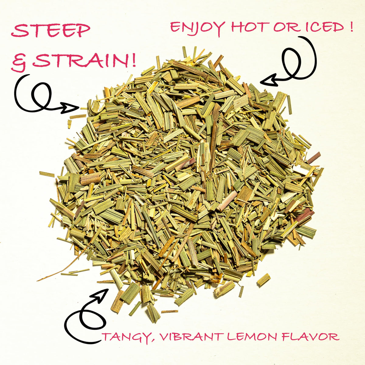 Worldwide Botanicals Lemongrass Leaves cut and sifted for easy brewing