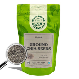 Worldwide Botanicals organic chia seeds pack of 2 for pantry staples.