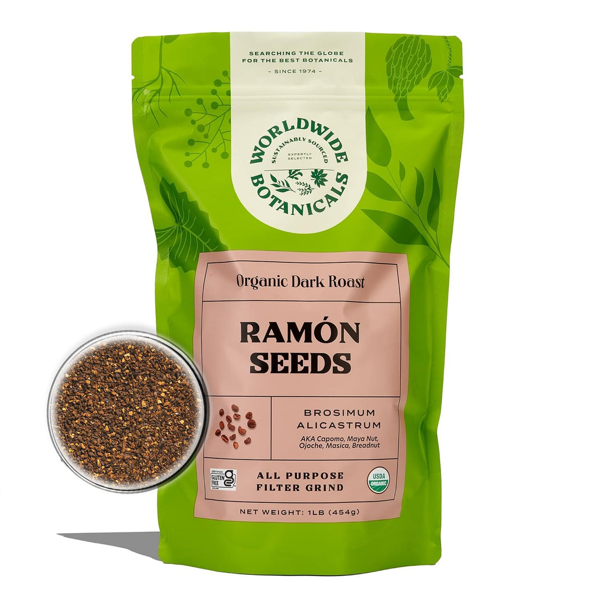 Origin story: Maya Biosphere Reserve Ramon seeds from sustainable harvest.
